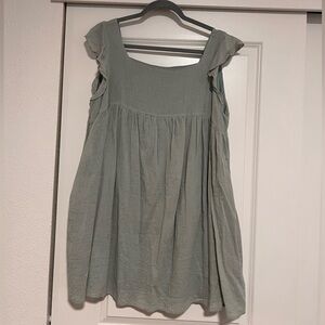 Chic Light Green Mini Dress